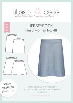 Schnittmustertitelbild Jerseyrock lillesol women Nr. 48​